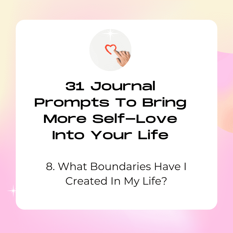 journal prompts self love